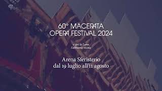 operaclassica spot Macerata Opera Festival 2024 [upl. by Gnuhc932]