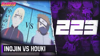 BORUTO 223  INOJIN vs HOUKI [upl. by Akima]