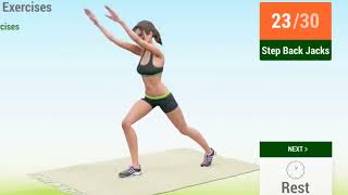 20 min full body workoutweight loss exercises at home [upl. by Artkele]