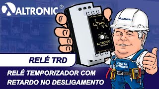 Vídeoaula  Relé Temporizador com Retardo no Desligamento  TRD [upl. by Ateloj]