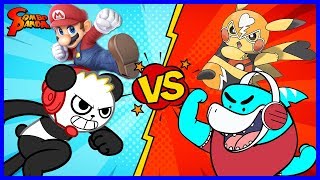 SUPER SMASH BROS ULTIMATE Lets Play with Combo Panda Vs Big Gil [upl. by Eiggam]