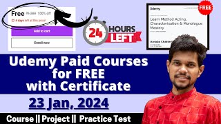 How to get Udemy Courses for FREE in 2024  Udemy Coupon Code 2024  Latest Udemy Coupons [upl. by Estes]