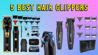 Top 5 Best Hair Clippers for 2024  Best Trimmer for Men [upl. by Lleuqram229]