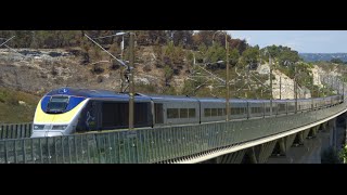 TGV Eurostar Thalys at Stratford International and in France [upl. by Atinrahc]