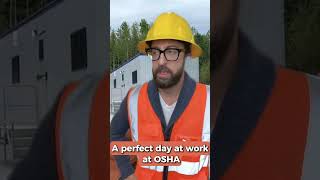 A perfect day at work at OSHA construction worker funny adamrose shorts [upl. by Lashonda]