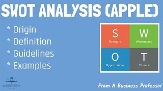 SWOT Analysis Apple  Definition Tips Example  From A Business Professor SWOT [upl. by Oicnerual316]