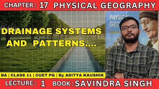 L1 DRAINAGE SYSTEM AND PATTERNS  PHYSICAL GEOGRAPHY [upl. by Haelam]