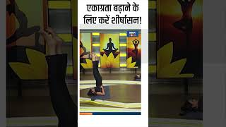 एकाग्रता बढ़ाने के लिए करें शीर्षासन shorts yogatips swamiramdev indiatvyoga yoga [upl. by Brunella884]