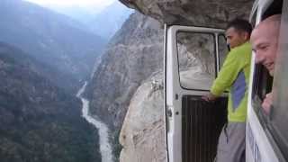 Insane Bus Ride in The HimalayasGetting To The Mountains Is Exciting As Climbing Them [upl. by Child36]