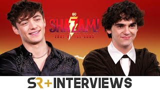 Asher Angel amp Jack Dylan Grazer Talk Shazam Fury of the Gods [upl. by Allix]