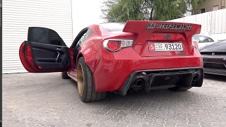 1000HP 2JZ Toyota GT86 Twin Turbo Widebody Crazy REVS [upl. by Lamhaj]