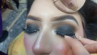 Smoky eye kasy bnaynhow to make smoky eyes makeup Glowingpearl251 [upl. by Llehsyar]