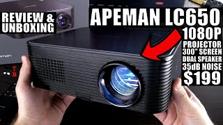 APEMAN LC650 REVIEW Im Really Impressed By THIS Projector [upl. by Alegre]