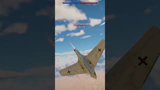 Bombers hate this little cute rocket Me163 warthunder gaming warthundernewpower oneshot [upl. by Smoht93]