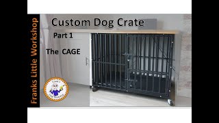 Custom Dog crate build Part 1 quotTHE CAGEquot [upl. by Shaper]