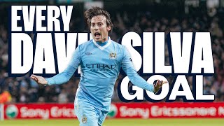 EVERY DAVID SILVA GOAL  All 77 goals he scored for Man City [upl. by Adnat]