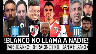 PERIODISTAS de RACING Dolidos por la LLEGADA de ACUÑA a RIVER LIQUIDAN a BLANCO [upl. by Kimberlyn]