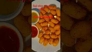 Suji aloo bites easy nashta recipe nashta newrecipevideo shortsfeed shorts potatobites tiffin [upl. by Lisk]