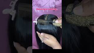 Hair Tutorial Natural quotTquot part tutorial nadulahair hairtutorial tpartwig lacewigs fyp [upl. by Croft]