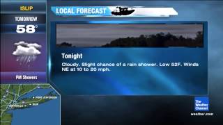 Intellistar II 2 Weather Bulletin Screens  Hurricane Sandy 102712 628PM [upl. by Suidualc]