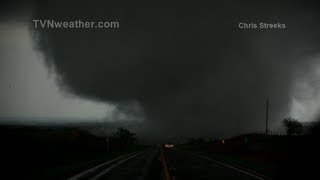 Massive EF4 tornado southwest of Salina Kansas [upl. by Arzed]