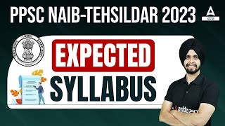 Naib Tehsildar Syllabus 2023  PPSC Naib Tehsildar Syllabus  Know Full Details [upl. by Horst]