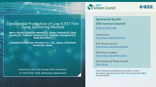 Commercial Production of LowK PZT Film Using Sputtering Method [upl. by Nittirb384]