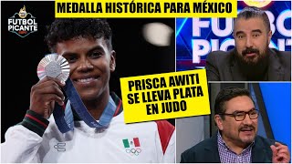 HISTÓRICO Prisca Awiti consigue MEDALLA DE PLATA en JUDO para MÉXICO en Juegos Olímpicos [upl. by Margarete]