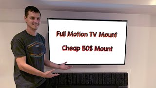 full motion tv wall mount installation guide Amazon link [upl. by Edmund]