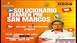 SOLUCIONARIO 1ER EXAMEN DE LA PRE SAN MARCOS 2023  I [upl. by Jahdal]