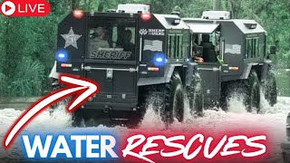 WATER RESCUES Pasco County Florida HURRICANE MILTON Flooding LIVE [upl. by Odelinda]