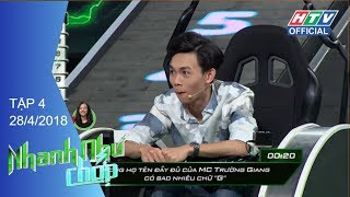 HTV NHANH NHƯ CHỚP  BB Trần Hải Triều ngang tài ngang sức  NNC 4 FULL  2842018 [upl. by Belcher]