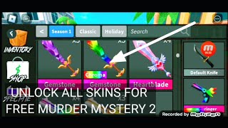 New Script Unlock All Skins for Free Murder Mystery 2 Android 2023 Arceus xFluxusDelta [upl. by Ran]