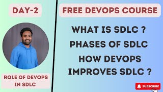 Day2  Improve SDLC with DevOps  Free DevOps Course  45 days  devopscourse 2023 learning [upl. by Enyahs]