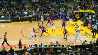 Andrew Bynum shoots a 3 Pointer with 16 seconds left on the Shot Clock [upl. by Evangelin608]