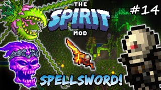 Dusking amp Plantera Bosses Terraria Spirit Mod Lets Play Episode 14  Melee amp Mage Playthrough [upl. by Velda656]