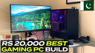 Best Budget Gaming PC Build in 20000  Rs 20K PC BUILD For Gaming in Pakistan  UrduPakistan 2024 [upl. by Gerek]