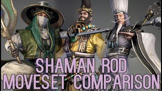 DYNASTY WARRIORS 9 Shaman Rod Moveset Comparison [upl. by Bren]