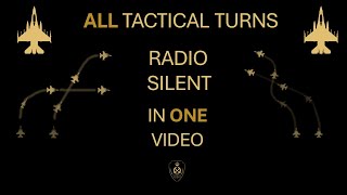 Tactical Formation  Radio Silent Maneuvering  All Tactical Turns  Line Abreast [upl. by Eibmab878]