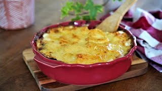 GRATIN DE POMMES DE TERRE CRÉMEUX AUX POIREAUX [upl. by Margot]