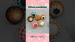 tutorial para realizar tus propias esferas navideñas a crochet 👉 httpsyoutubeiZ8HVVMOkCY 👈 [upl. by Arihsa]