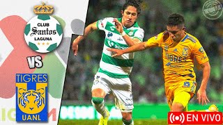 Santos Laguna 03 Tigres UANL  LIGA MXAPERTURA Jornada 4 ligamx [upl. by Aenitsirhc]