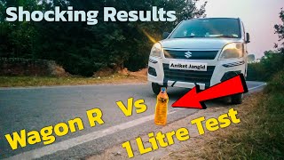 WagonR vs 1 Litre Petrol  Asli Mileage Tested  कुछ तो गड़बड़ है 👌 [upl. by Sarine]