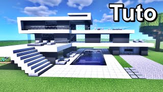 TUTO VILLA MODERNE MINECRAFT [upl. by Ethelred]