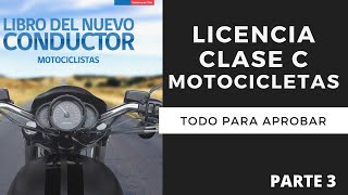 CONASET MOTOCICLETAS 3 ✅  Licencia Clase C Chile Educación vial  wwwpracticatestcl [upl. by Alusru412]