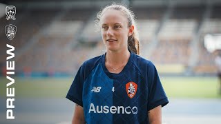 ALW R17 Preview Kijah Stephenson  Newcastle Jets v Brisbane Roar [upl. by Drud]