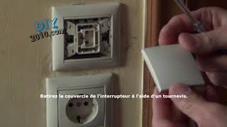 Comment changer un interrupteur  Installer un interrupteur  Remplacer un interrupteur unipolaire [upl. by Buerger]