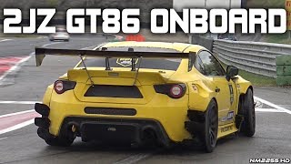 1000HP 2JZ Turbo Toyota GT86 Drift Build OnBoard Footage  AMAZING SOUNDS [upl. by Petronia]