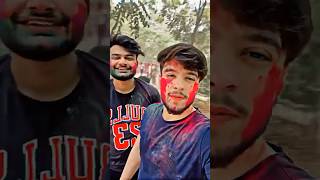 Harsh Malhotra fun in Holi harshmalhotra shortsvideo viral trendingshorts funnyvideo [upl. by Virginia]