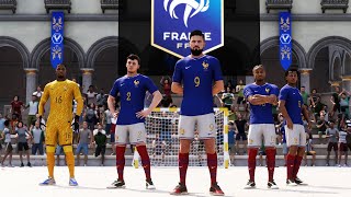 Volta Football  France vs New Zealand 2024  FC 24 Futsal Gameplay [upl. by Seow]